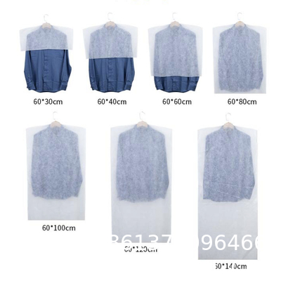 Wholesale Custom Logo Non-Woven Fabrics Dust Cover Garment Bags For Clothing Clothes Protecting Dusts Covers