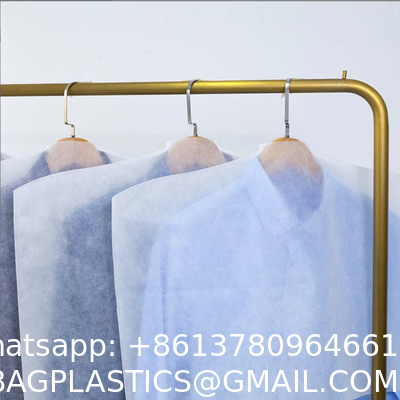 Wholesale Custom Logo Non-Woven Fabrics Dust Cover Garment Bags For Clothing Clothes Protecting Dusts Covers