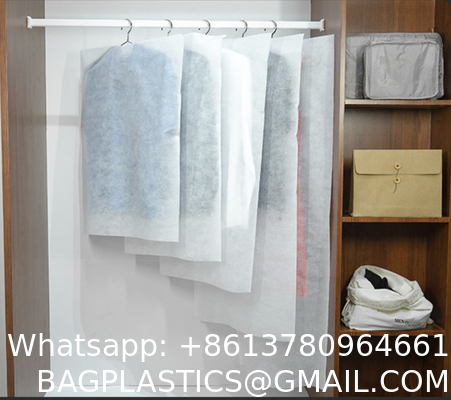 Wholesale Custom Logo Non-Woven Fabrics Dust Cover Garment Bags For Clothing Clothes Protecting Dusts Covers