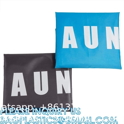 Recycle Zippered Foldable Laundry Bag Logo Extra Large Travel Laundry Bag with Handles and Drawstring Closure