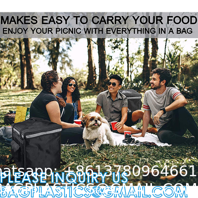Premium Food Warmer Bag For Uber Eats And Doordash, Grocery Bags Hot Bags, Insulated Food Delivery Bags