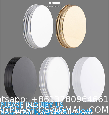Cosmetic Food Pack 100ml 150ml 200ml 250ml 300ml Amber Pet Plastic Cosmetic Cream Jar With White Black Lid