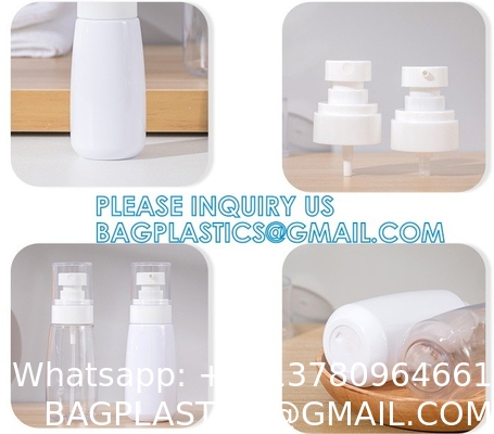 Trigger Spray bottle, Skincare PET Bottle Cosmetic Packaging 60ml 80ml Pump Empty Spray Bottle Pump Bottle