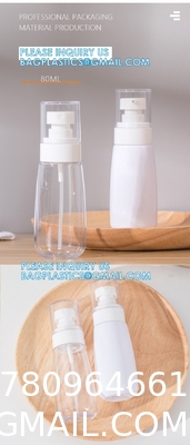 Trigger Spray bottle, Skincare PET Bottle Cosmetic Packaging 60ml 80ml Pump Empty Spray Bottle Pump Bottle