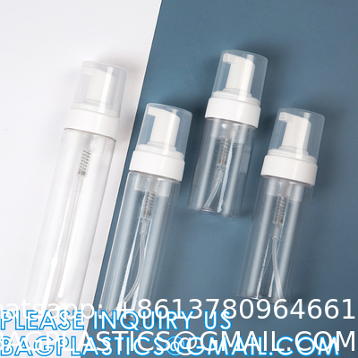 Foaming Dispenser Bottle, Travel Spray Bottle Container Cosmetics Bottle Transparent Dry Powder Spray Bottle