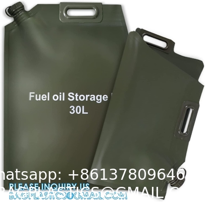 Fuel Tanks Portable Folding Oil Bladder Bag Gasoline Sac Sealable Foldable Petrol Can Drum Canister Diesel Storage