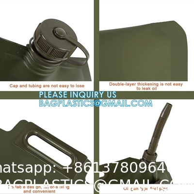 Fuel Tanks Portable Folding Oil Bladder Bag Gasoline Sac Sealable Foldable Petrol Can Drum Canister Diesel Storage