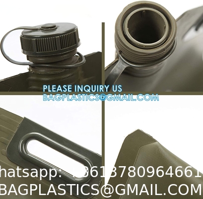 Fuel Tanks Portable Folding Oil Bladder Bag Gasoline Sac Sealable Foldable Petrol Can Drum Canister Diesel Storage