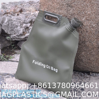 Fuel Tanks Portable Folding Oil Bladder Bag Gasoline Sac Sealable Foldable Petrol Can Drum Canister Diesel Storage