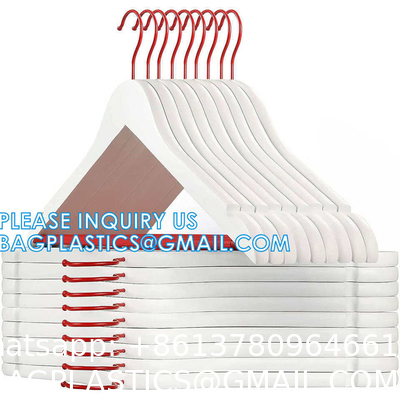 Solid Wood Suit, Premium New Fashion, Boutique, Wooden Hangers for Suit Coat Jacket, with Shoulder Grooves
