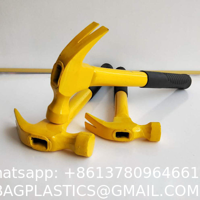 Knocking Carbon Steel Pipe Handle Steel HAMMER Claw Hammer With Non-Slip Plastic Coated Handle For Nails