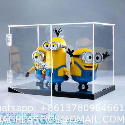 Storage Organizer Box Containers, Acrylic Box With Lock, Toy Display Case Box, Lucite Storage Box Container