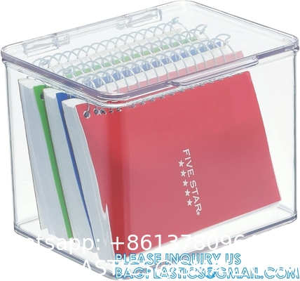 Storage Organizer Box Containers, Acrylic Box With Lock, Toy Display Case Box, Lucite Storage Box Container
