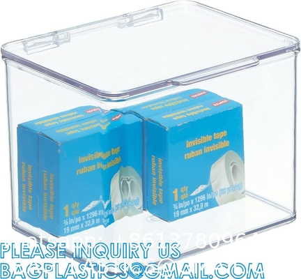 Storage Organizer Box Containers, Acrylic Box With Lock, Toy Display Case Box, Lucite Storage Box Container