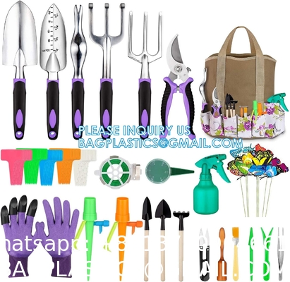 9 Piece Specialty Lady Garden Tool Set Heavy Duty Flower Design Garden Tool Set Gardening Tool With Bag