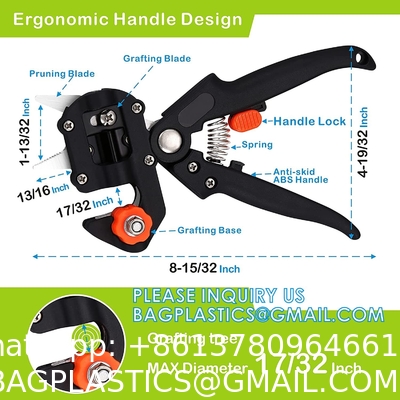 Shears Boxes, Garden Grafting Machine Seedling Tool Fruit Tree Grafting Knife Garden Technology Artifact Tools Kit