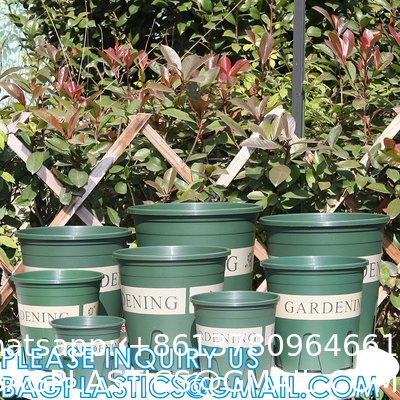 Planters for Indoor Plants, Planters with Drainage Hole and Tray, Flower Pots Indoor Plant Pots for Patio Garden