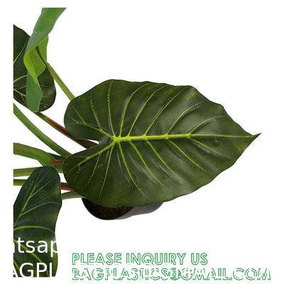 Artificial Monstera Deliciosa Plant 37" Fake Tropical Palm Tree, Perfect Faux Swiss Cheese Plants in Pot