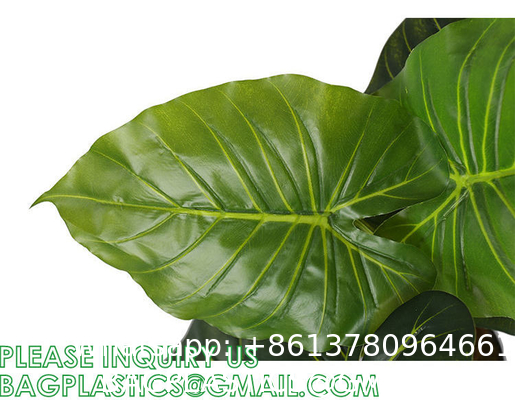 Artificial Monstera Deliciosa Plant 37" Fake Tropical Palm Tree, Perfect Faux Swiss Cheese Plants in Pot