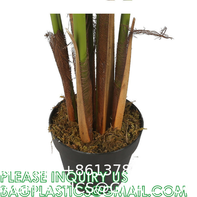 Artificial Monstera Deliciosa Plant 37" Fake Tropical Palm Tree, Perfect Faux Swiss Cheese Plants in Pot