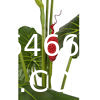Fake Colocasia Esculenta, Plastic variegata artificial Taro, Subtropics Faux Swiss Cheese Plant For Home Garden Office