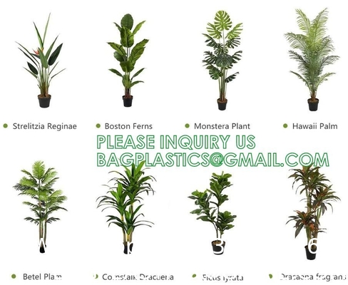 Fake Colocasia Esculenta, Plastic variegata artificial Taro, Subtropics Faux Swiss Cheese Plant For Home Garden Office