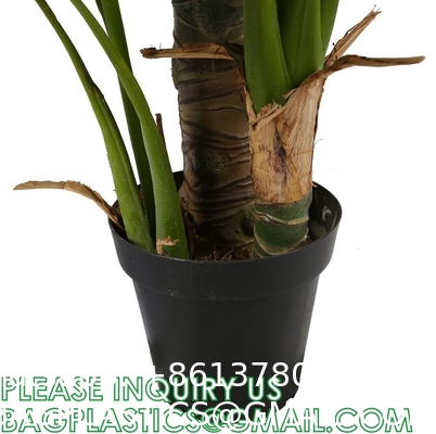 Fake Colocasia Esculenta, Plastic variegata artificial Taro, Subtropics Faux Swiss Cheese Plant For Home Garden Office