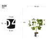Real Touch 120cm Artificial Tree Bonsai Plant Fig Tree Ficus Carica Decorative Tree Artificial Plant Home Decor