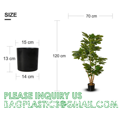 Real Touch 120cm Artificial Tree Bonsai Plant Fig Tree Ficus Carica Decorative Tree Artificial Plant Home Decor