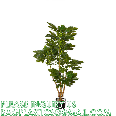 Real Touch 120cm Artificial Tree Bonsai Plant Fig Tree Ficus Carica Decorative Tree Artificial Plant Home Decor