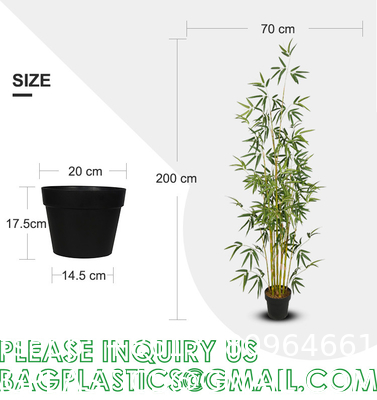 4ft Bamboo Artificial Tree, Faux Bamboo Plant, Real Touch Technology, Artificial Plant, Perfect for Home