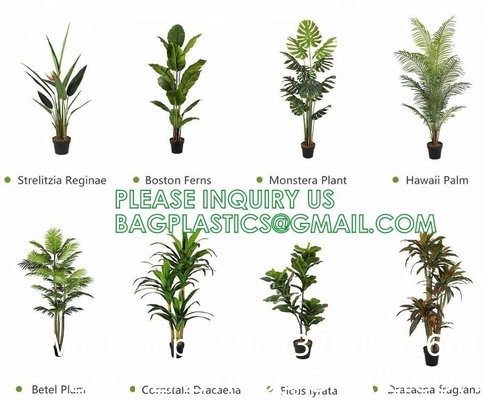 Artificial Trees Tall Faux Money Tree Big Fake Floor Plants Silk Trees Indoor Pachira Aquatica with 31 Branches