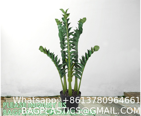 Artificial Trees Tall Faux Money Tree Big Fake Floor Plants Silk Trees Indoor Pachira Aquatica with 31 Branches