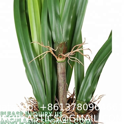 Artificial Plants 6 Pack Onion Tall Grass Greenery, Faux Fake Grass Shrubs Plant Flowers Wheat Grass for House Home