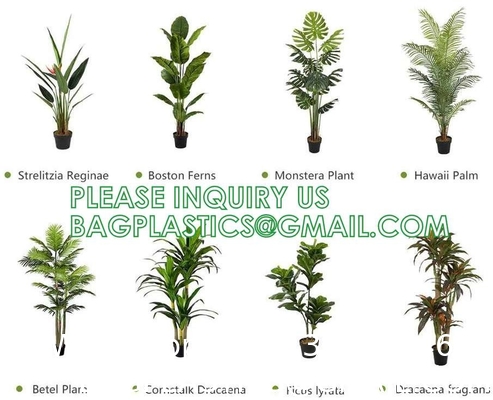 1.6m For Decoration Bonsai Artificial Fishtail Palm Plant, Artificial Tree Fake Potted Simulation Tree Nordic Style