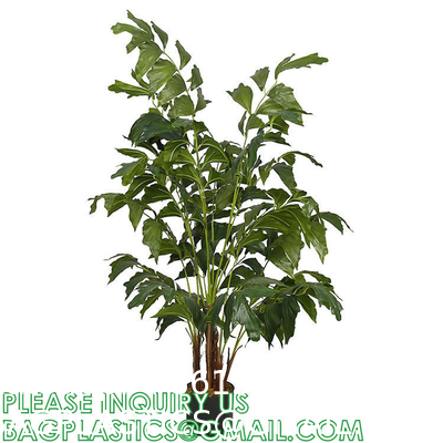 1.6m For Decoration Bonsai Artificial Fishtail Palm Plant, Artificial Tree Fake Potted Simulation Tree Nordic Style