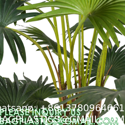 1.6m For Decoration Bonsai Artificial Fishtail Palm Plant, Artificial Tree Fake Potted Simulation Tree Nordic Style