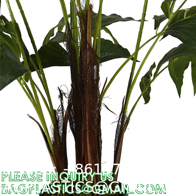 1.6m For Decoration Bonsai Artificial Fishtail Palm Plant, Artificial Tree Fake Potted Simulation Tree Nordic Style