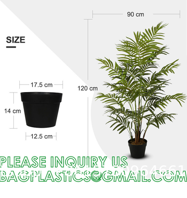 1.6m For Decoration Bonsai Artificial Fishtail Palm Plant, Artificial Tree Fake Potted Simulation Tree Nordic Style