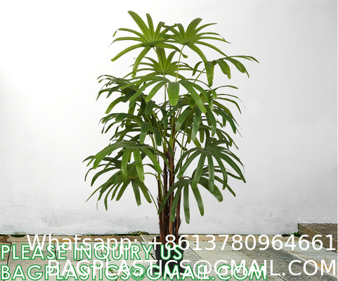 1.6m For Decoration Bonsai Artificial Fishtail Palm Plant, Artificial Tree Fake Potted Simulation Tree Nordic Style