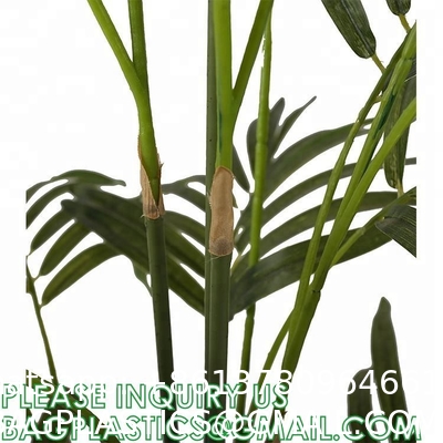 Artificial Paradise Palm Tree 3Feet Fake Tropical Palm Tree, Faux Plants in Pot for Indoor Outdoor House Home