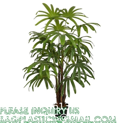 Artificial Paradise Palm Tree 3Feet Fake Tropical Palm Tree, Faux Plants in Pot for Indoor Outdoor House Home