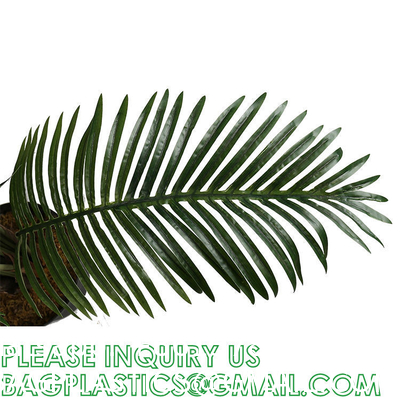 Artificial Paradise Palm Tree 3Feet Fake Tropical Palm Tree, Faux Plants in Pot for Indoor Outdoor House Home