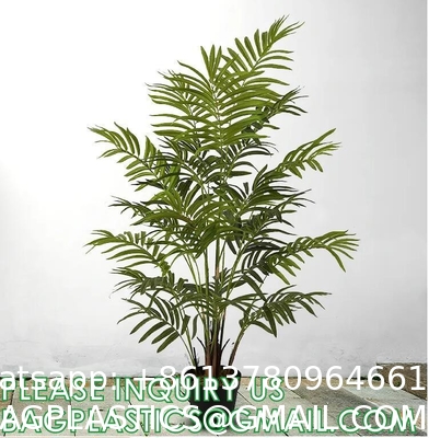 Artificial Paradise Palm Tree 3Feet Fake Tropical Palm Tree, Faux Plants in Pot for Indoor Outdoor House Home