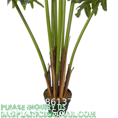 Faux Plant Artificial Plant Split-Leaf Philodendron, Monstera Deliciosa, Fake Indoor Plant, Excellent Gift