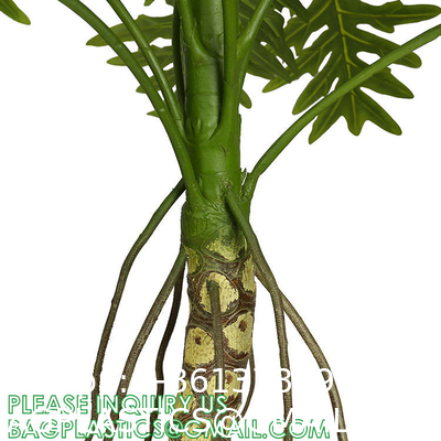 Faux Plant Artificial Plant Split-Leaf Philodendron, Monstera Deliciosa, Fake Indoor Plant, Excellent Gift
