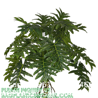 Faux Plant Artificial Plant Split-Leaf Philodendron, Monstera Deliciosa, Fake Indoor Plant, Excellent Gift