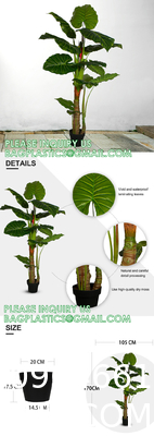Faux Plant Artificial Plant Split-Leaf Philodendron, Monstera Deliciosa, Fake Indoor Plant, Excellent Gift