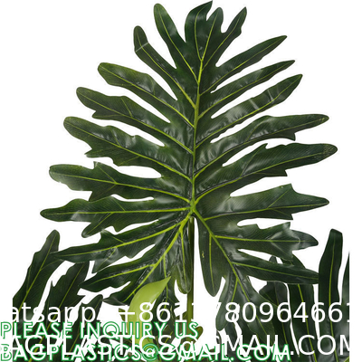 Faux Plant Artificial Plant Split-Leaf Philodendron, Monstera Deliciosa, Fake Indoor Plant, Excellent Gift