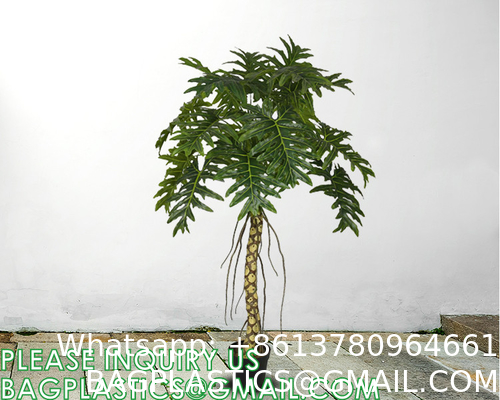 Faux Plant Artificial Plant Split-Leaf Philodendron, Monstera Deliciosa, Fake Indoor Plant, Excellent Gift